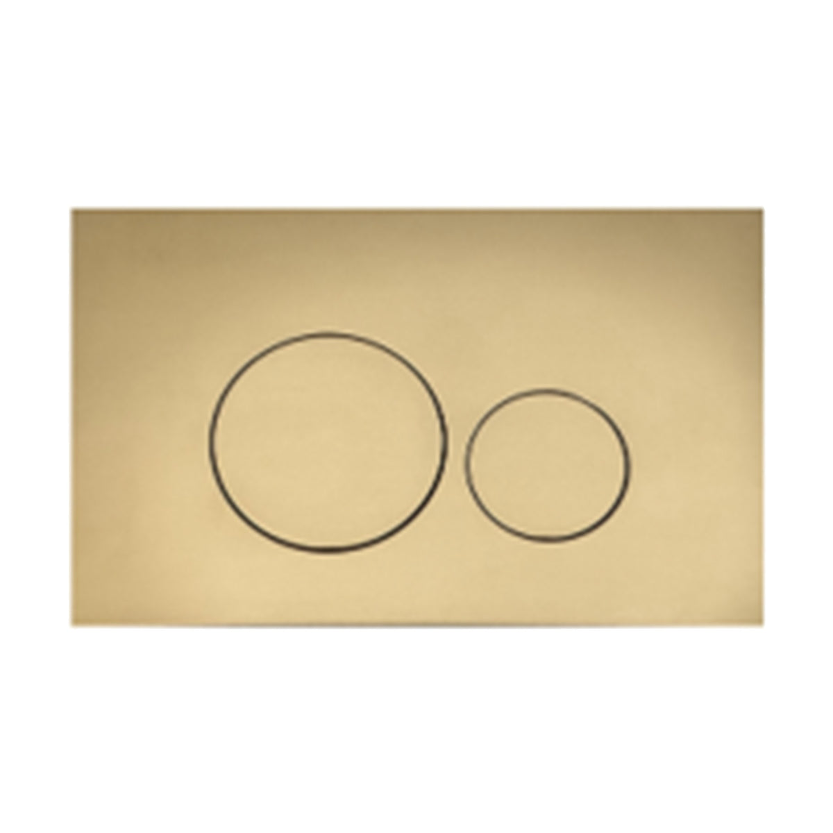 Inwall Cistern Buttons - Zero Series - Brushed Brass