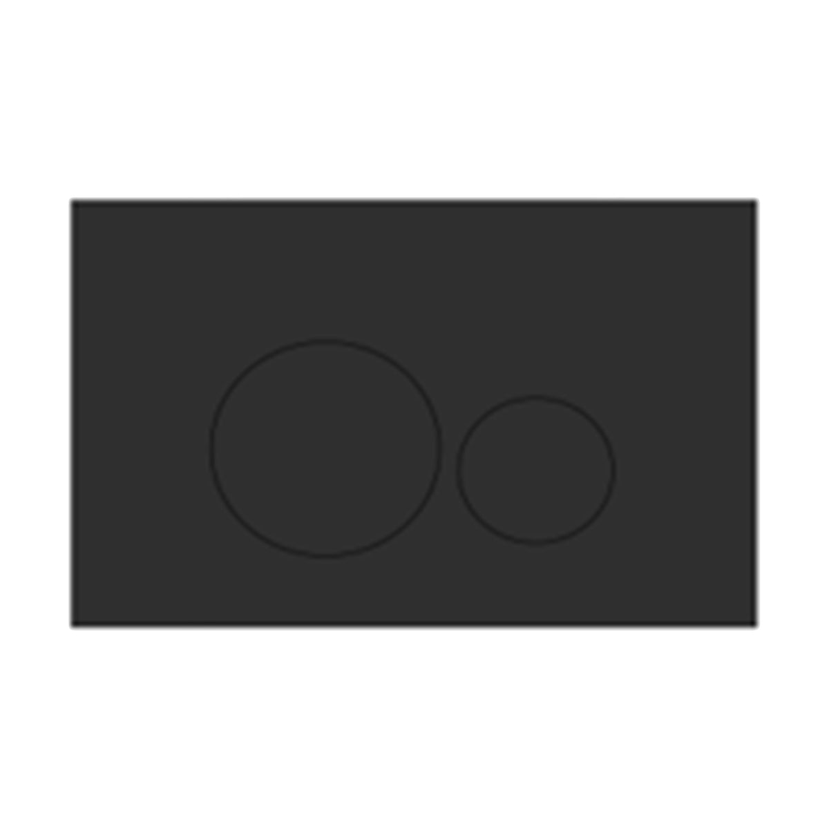 Inwall Cistern Buttons - Zero Series - Matte Black
