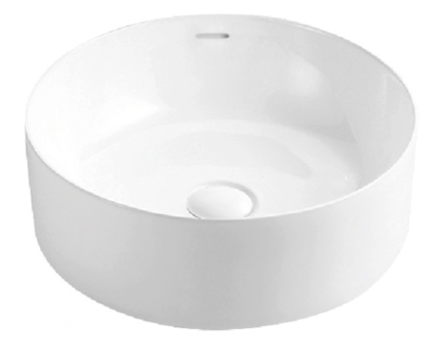 360 Round Above Counter Basin with Overflow - Cirque Series