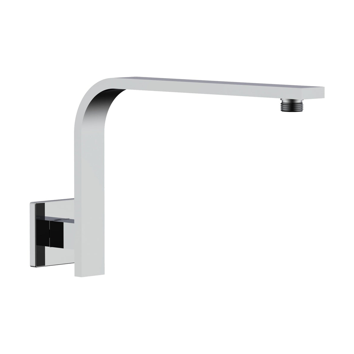 Square Upswept Wall Arm - Perno Series - Chrome