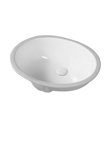 495 Undermount Basin with Overflow - Ovale Series
