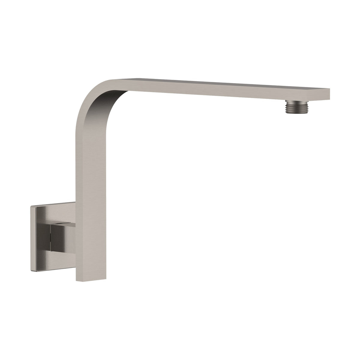 Square Upswept Wall Arm - Perno Series - Brushed Nickel