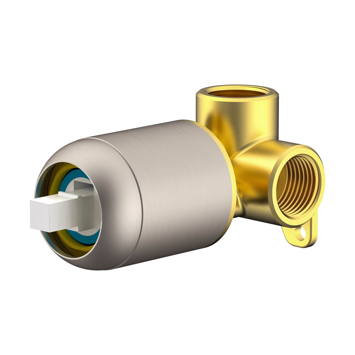 Universal Bath or Shower Body Kit - Prezzo Series - Brushed Nickel