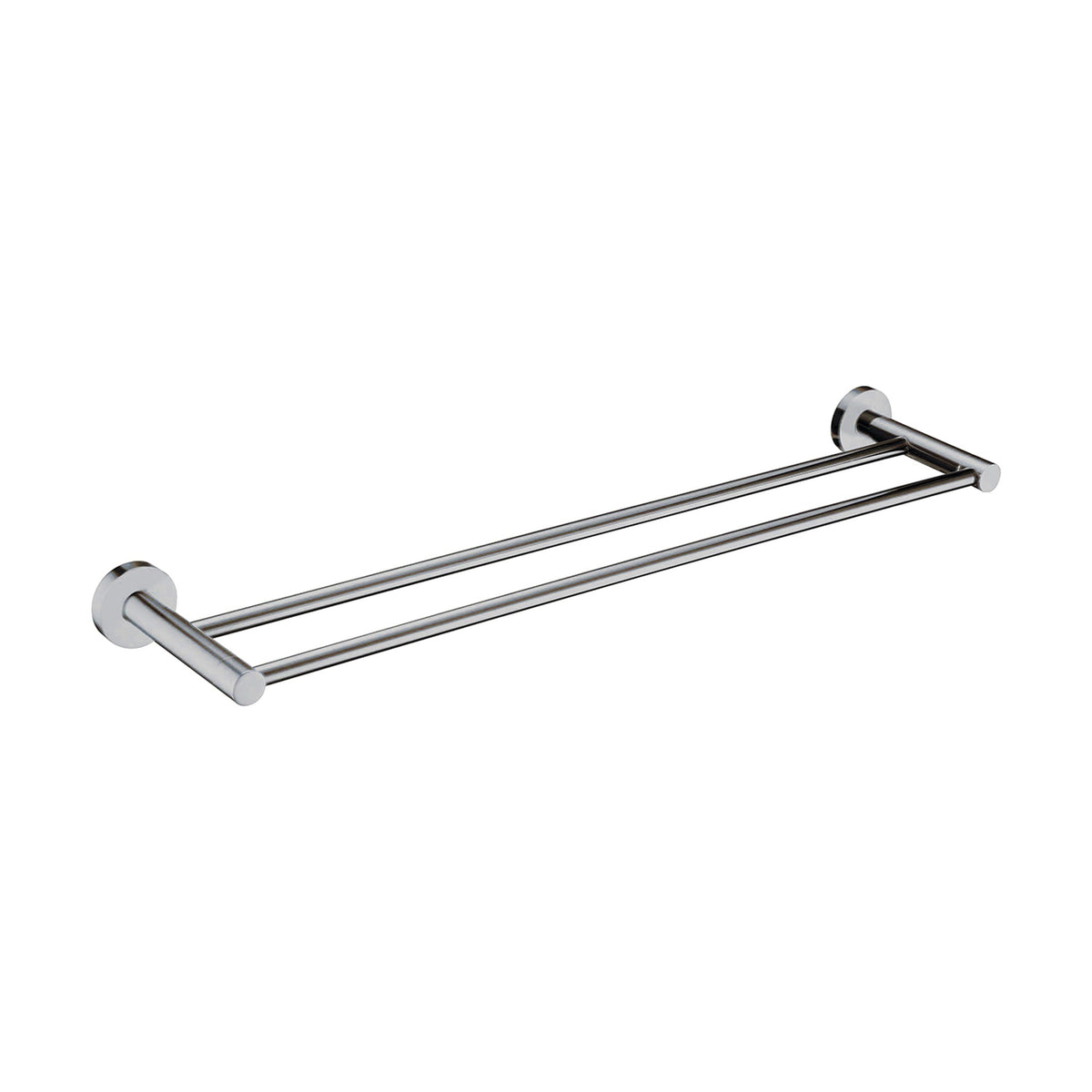 800mm Double Towel Rail - 18 Series - Brushed Nickel