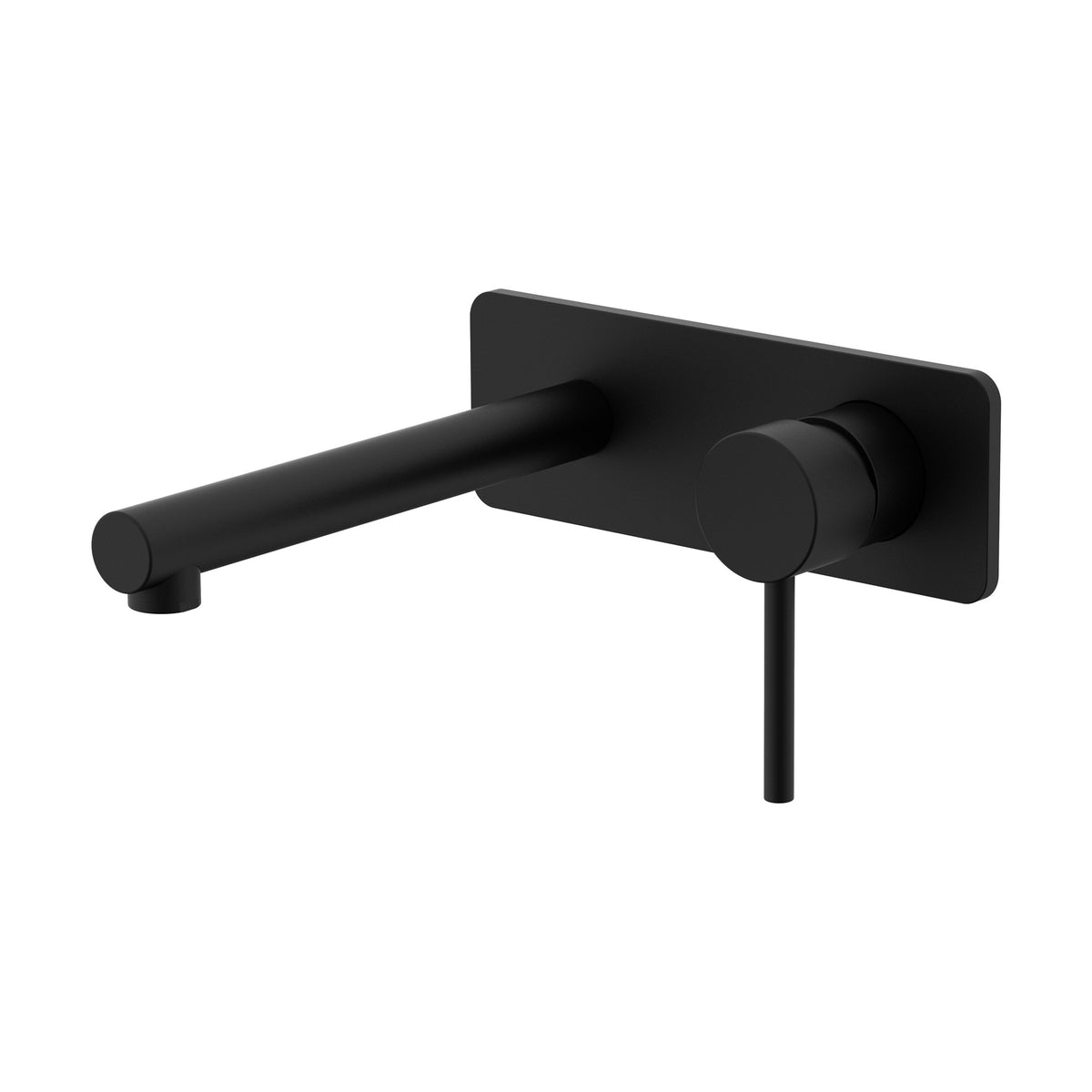 Wall Basin Mixer Set - Perno Series - Matte Black