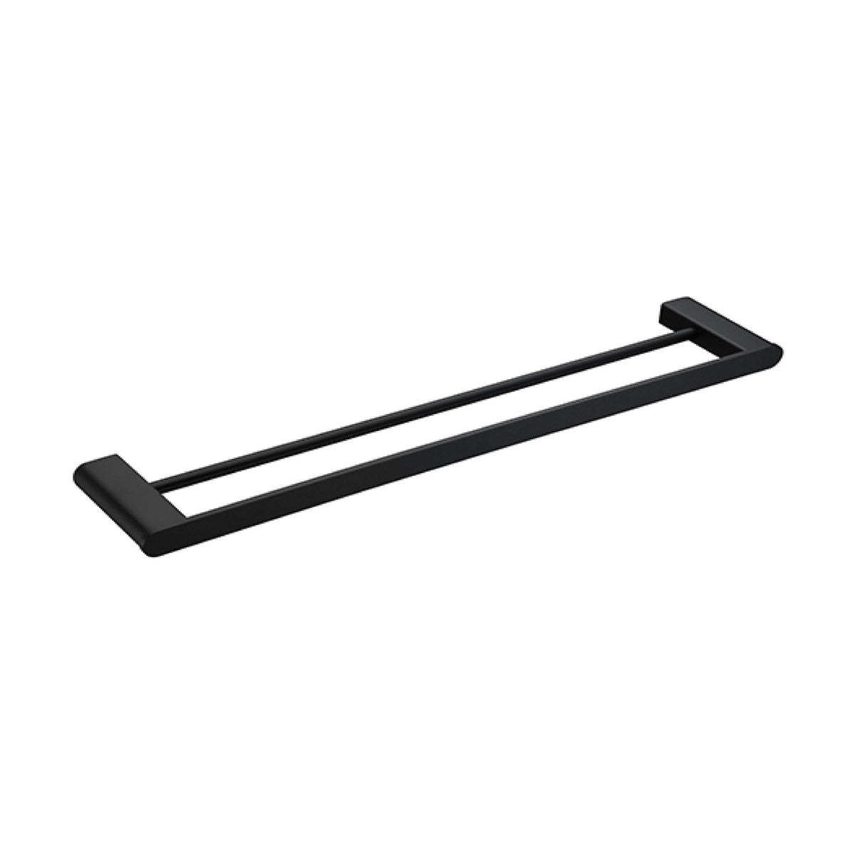 Double Towel Rail 800m - 19 Series - Matte Black