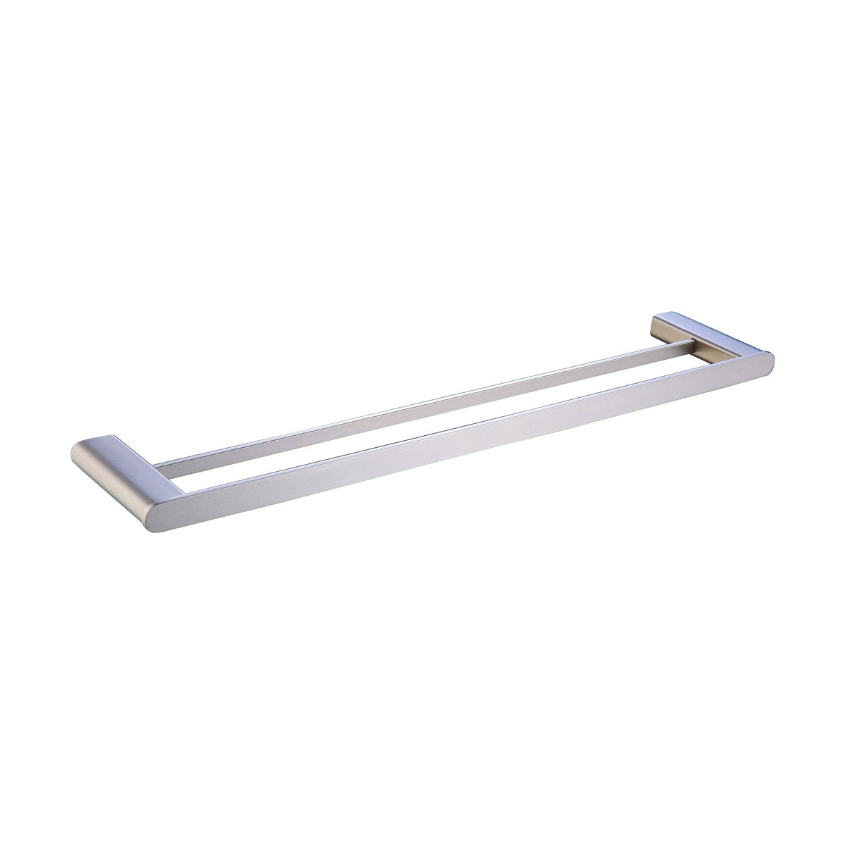 Double Towel Rail 800m - 19 Series - Brushed Nickel