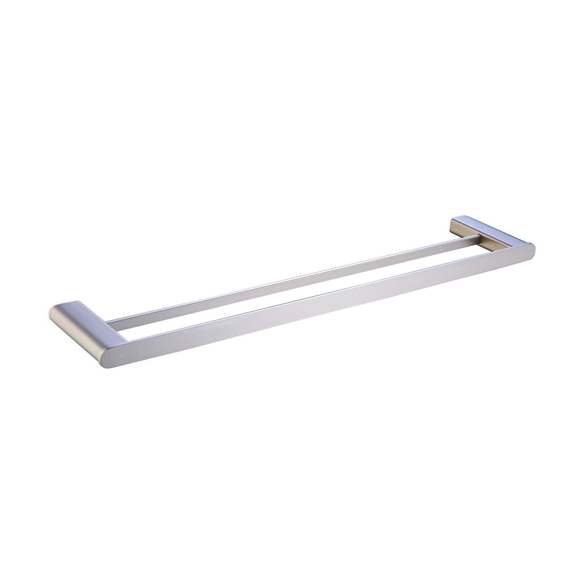 Double Towel Rail 600m - 19 Series - Brushed Nickel