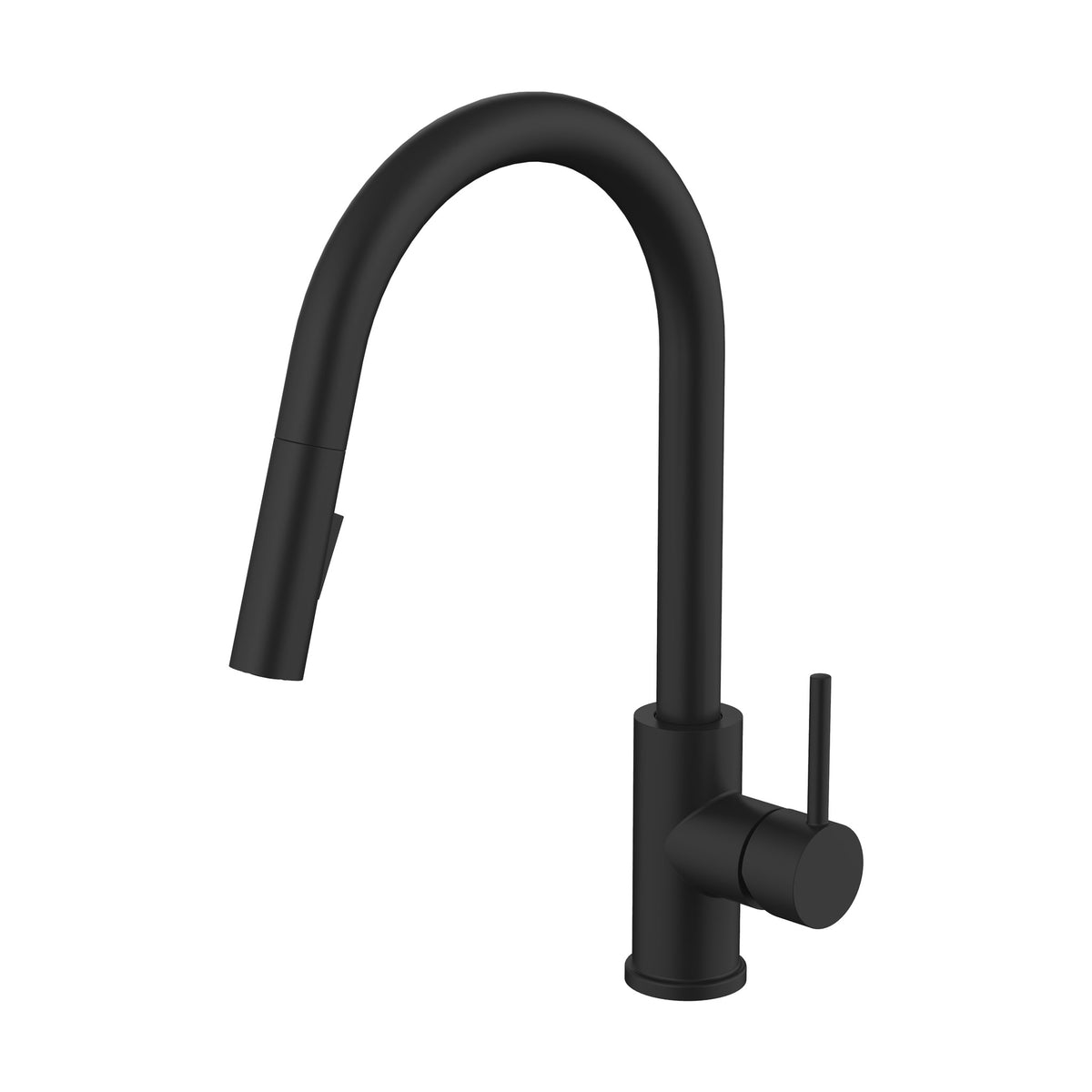 Pull-out Kitchen Sink Mixer - Perno Series - Matte Black