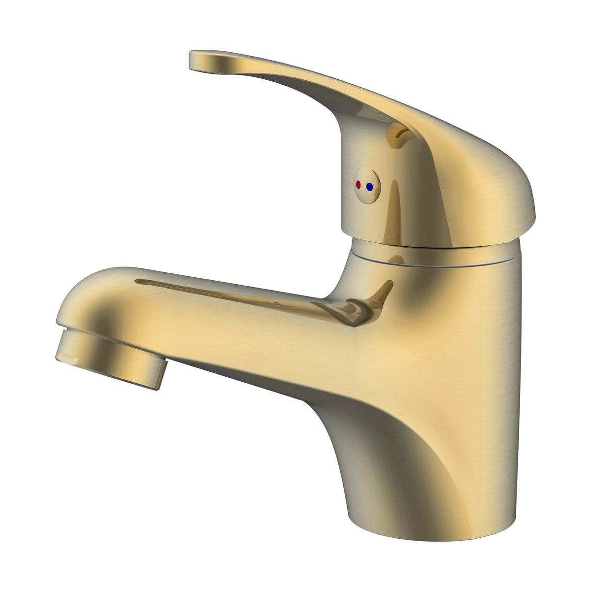 Basin Mixer - Prezzo Series - Brushed Brass