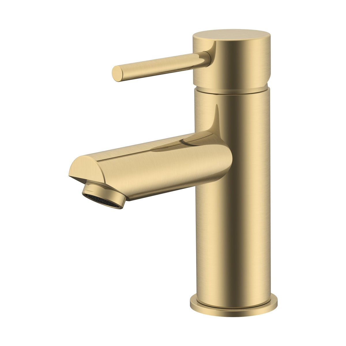 Basin Mixer - Perno Series - Brushed Brass