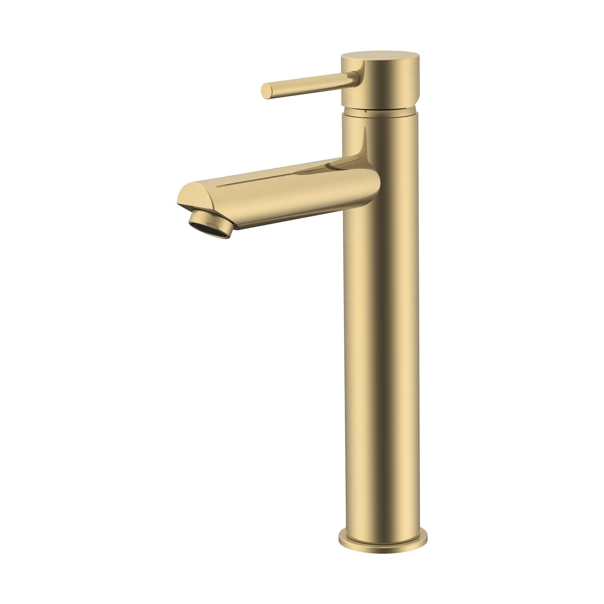 Tower Basin Mixer - Perno Series - Brushed Brass