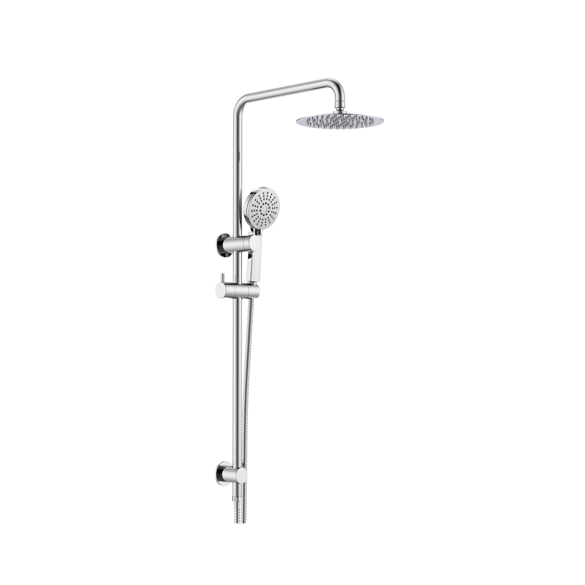 Combination Shower Rail Round - 50 Series