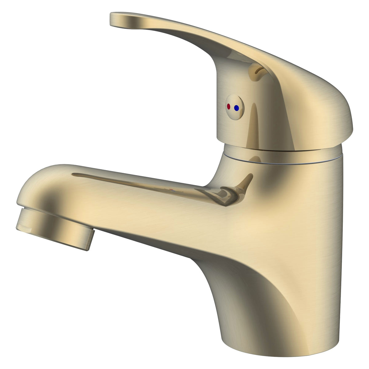 Basin Mixer - Prezzo Series - Brushed Brass