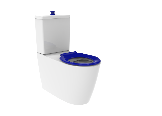 Wave Care 800 Rimless Wall Faced Dual Flush Back Inlet Toilet Suite